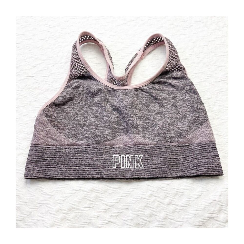 Buy 1 get 1 free Victorias Secret light pink gray sports bra